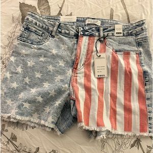Judy blue American flag shorts